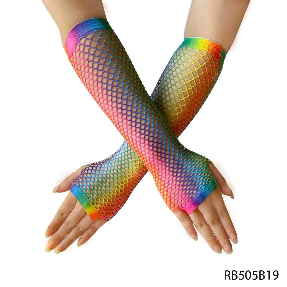 Fishing Gloves - PESENAR Colorful Long Fishing Net Gloves