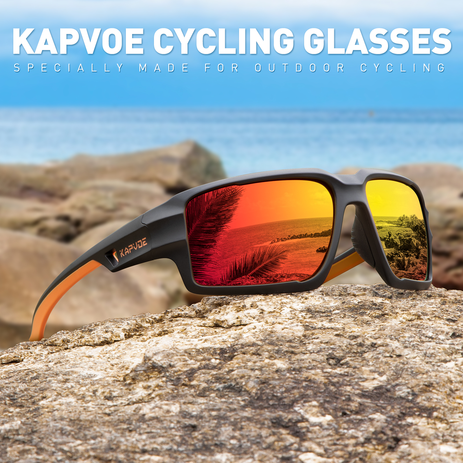 Fishing Sunglasses Polarized - Kapvoe Polarized Fishing Eyewear Glasses UV400