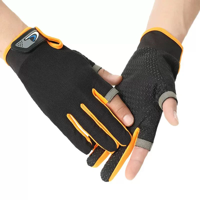 Fishing Gloves - Summer Men Fishing Gloves Women Two