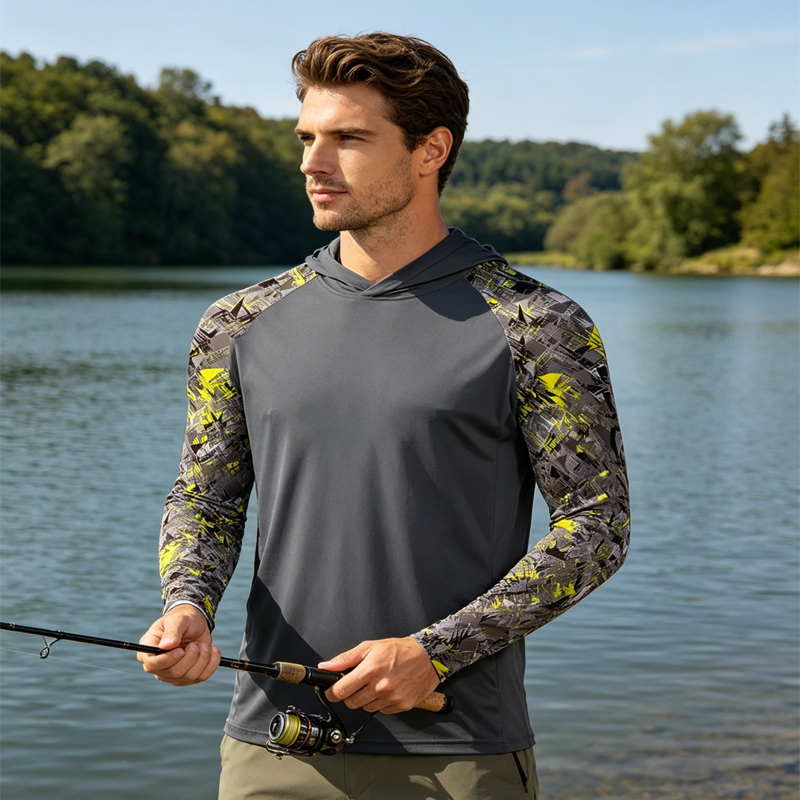 Fishing Hoodie - Fishing Clothing Performance Fishing Hoodie Uv