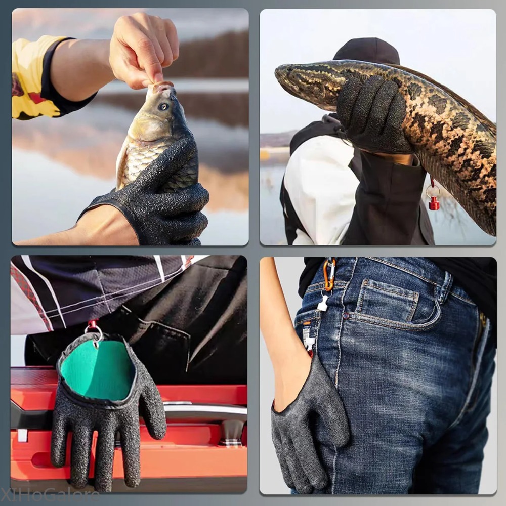 Heavy Duty Anti Slip Puncture  – обзор и цена Fishing Gloves