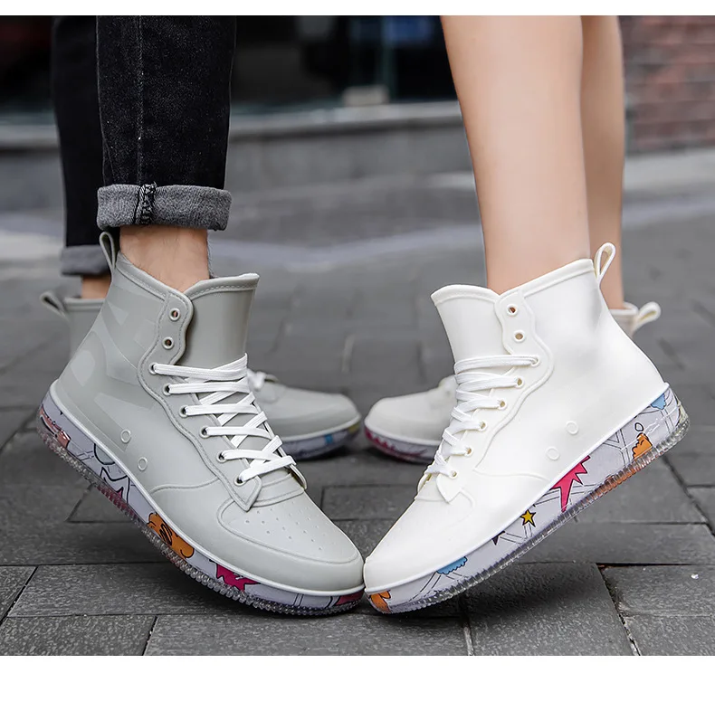 Men Rain Boots Fashion Trendy  – обзор и цена Fishing Boots