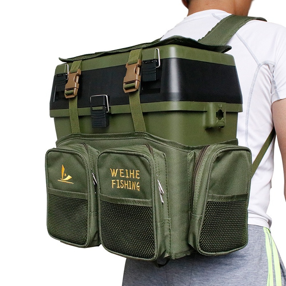 Green Nylon Fishing Backpack W – обзор и цена Fishing Backpack