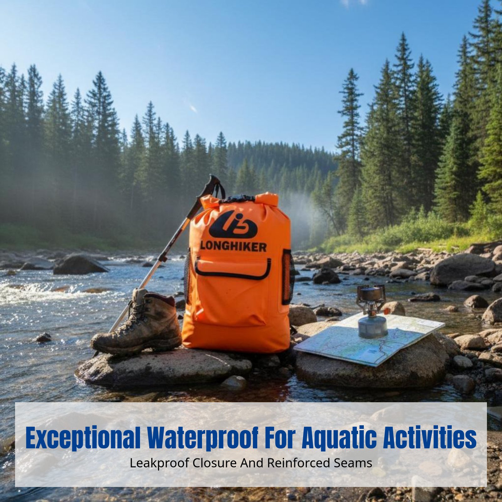 Waterproof Dry Bag Backpack, O – обзор и цена Fishing Bag Waterproof