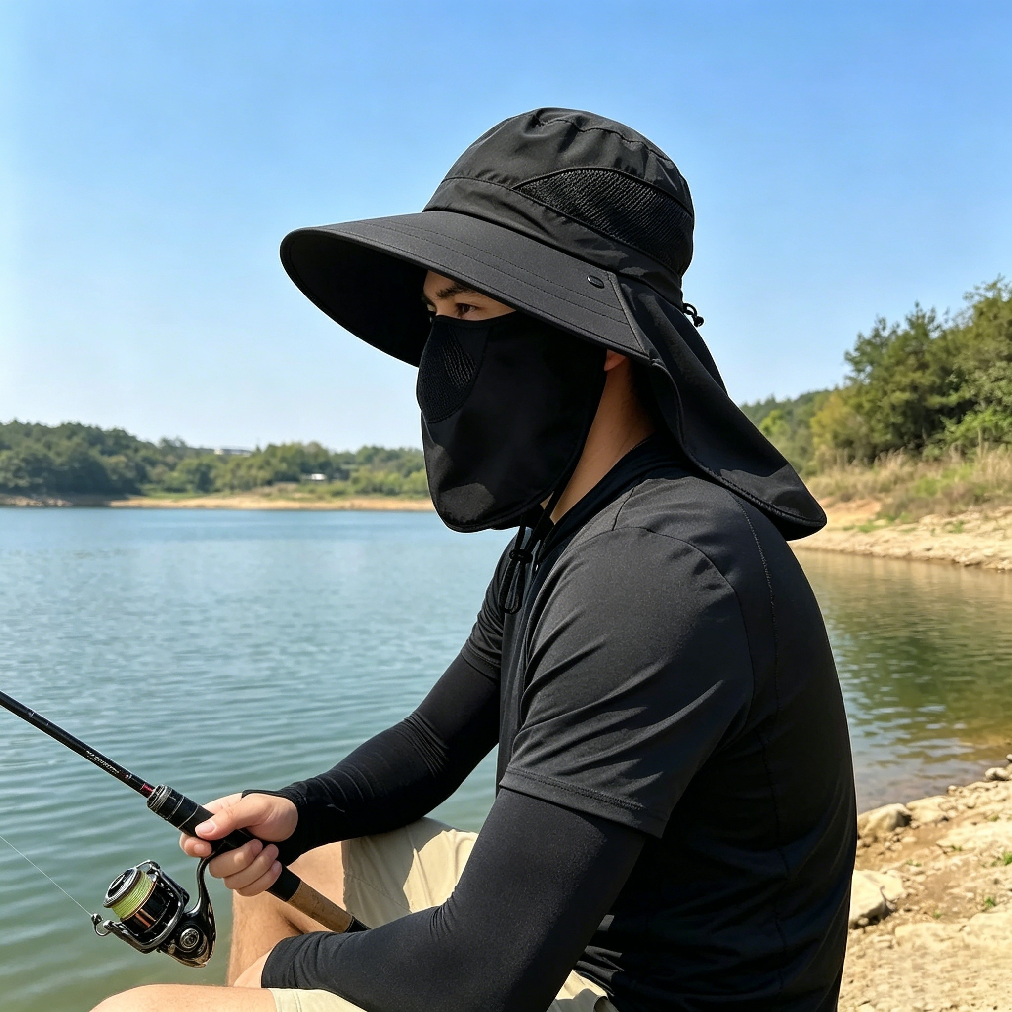 Full Face Neck Coverage Sun Ha – обзор и цена Fishing Hat