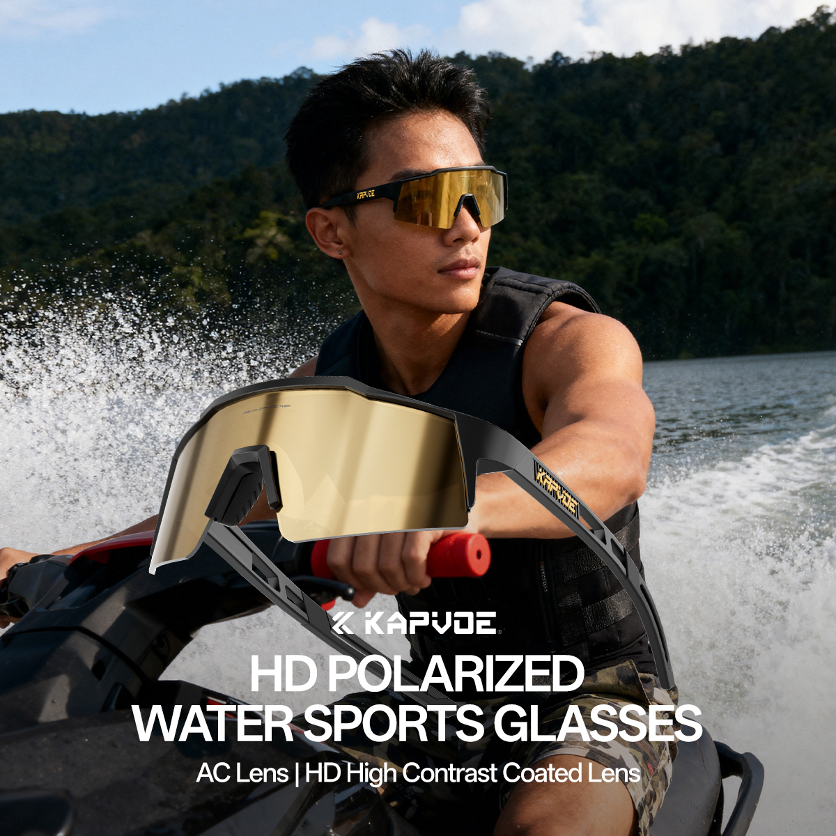 KAPVOE UV400 Anti-glare Surfin – обзор и цена Fishing Sunglasses Polarized