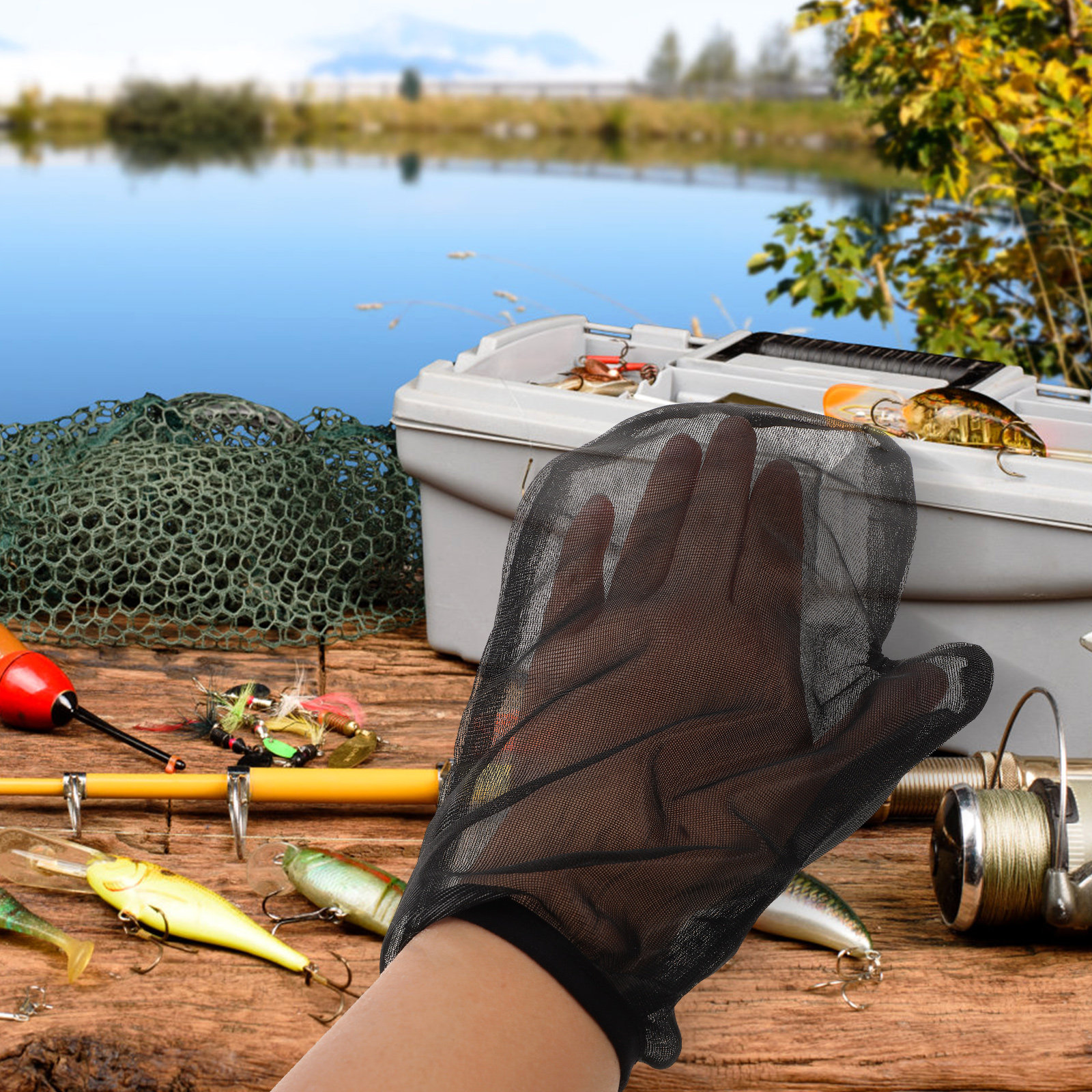 1Set Mosquito Proof Clothing G – обзор и цена Fishing Gloves