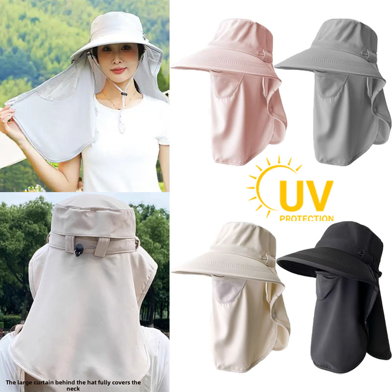 Summer Sun Hats with Face Mask – обзор и цена Fishing Mask Sun Protection