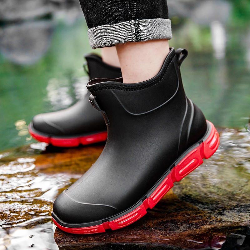 Fashion Men's Short Rain Boots – обзор и цена Fishing Boots