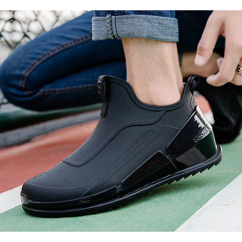 Summer men's short tube rain b – обзор и цена Fishing Boots