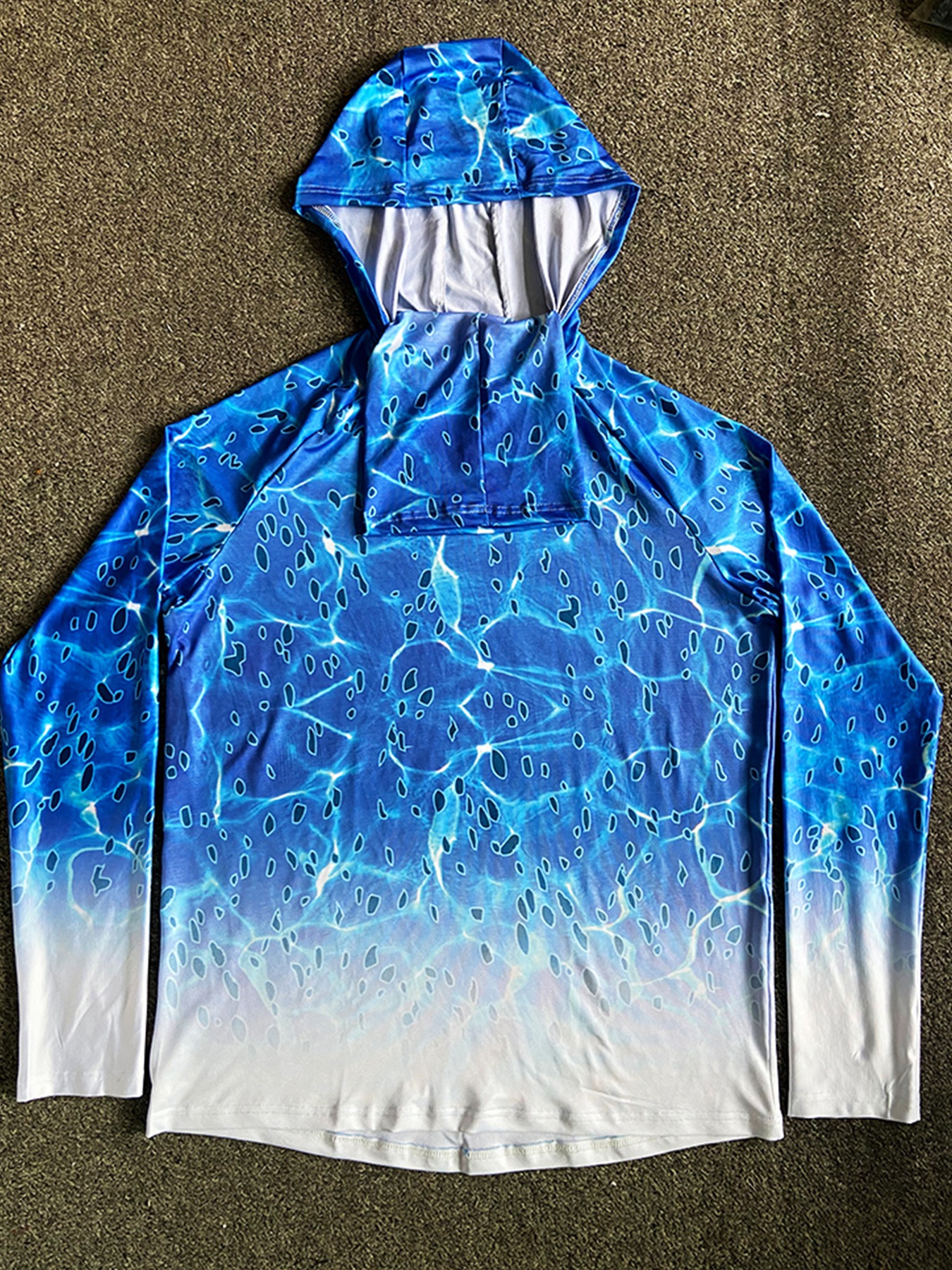 UPF50+ Men's Fishing Hoodie Wi – обзор и цена Fishing Mask Sun Protection