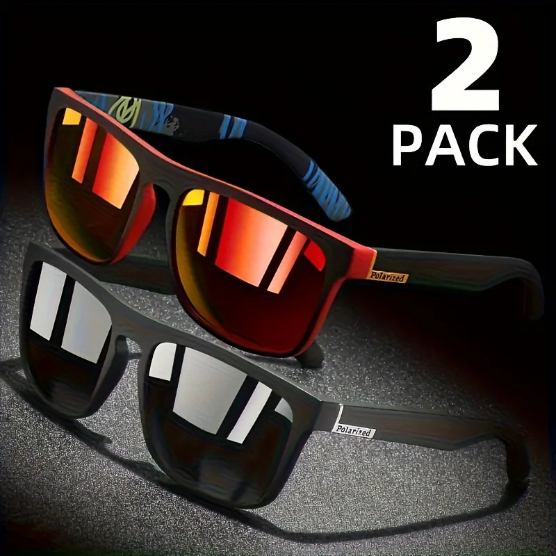 1/2pcs Square Sport Sunglasses – обзор и цена Fishing Sunglasses Polarized