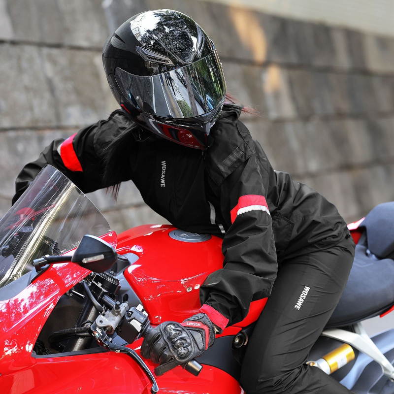 WOSAWE Motorcycle Raincoat Wat – обзор и цена Fishing Rain Suit