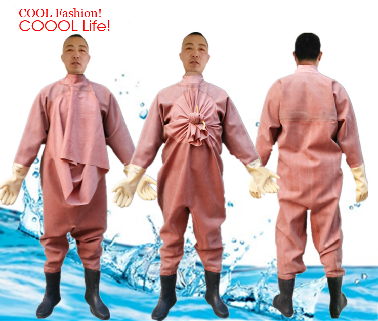 1mm Men Women Rubber Wader Sui – обзор и цена Fishing Rain Suit