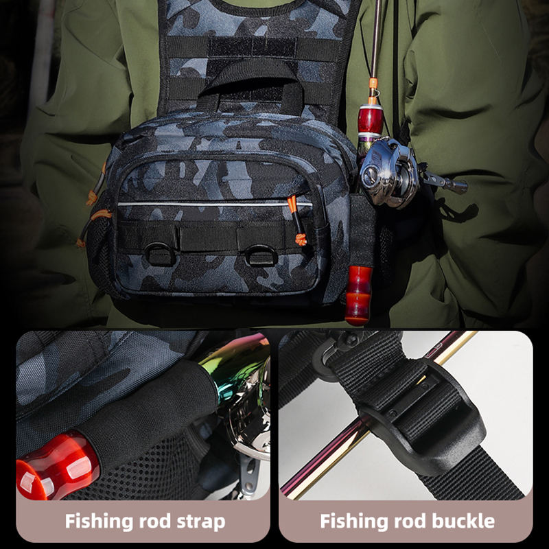 Men Chest Bag Tactical Fishing – обзор и цена Fishing Backpack