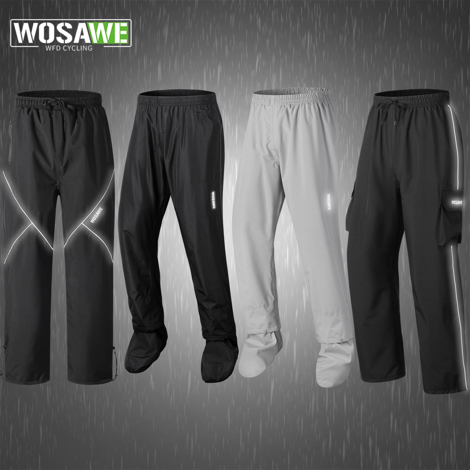 WOSAWE Cycling Rain Pants Wate – обзор и цена Fishing Rain Suit