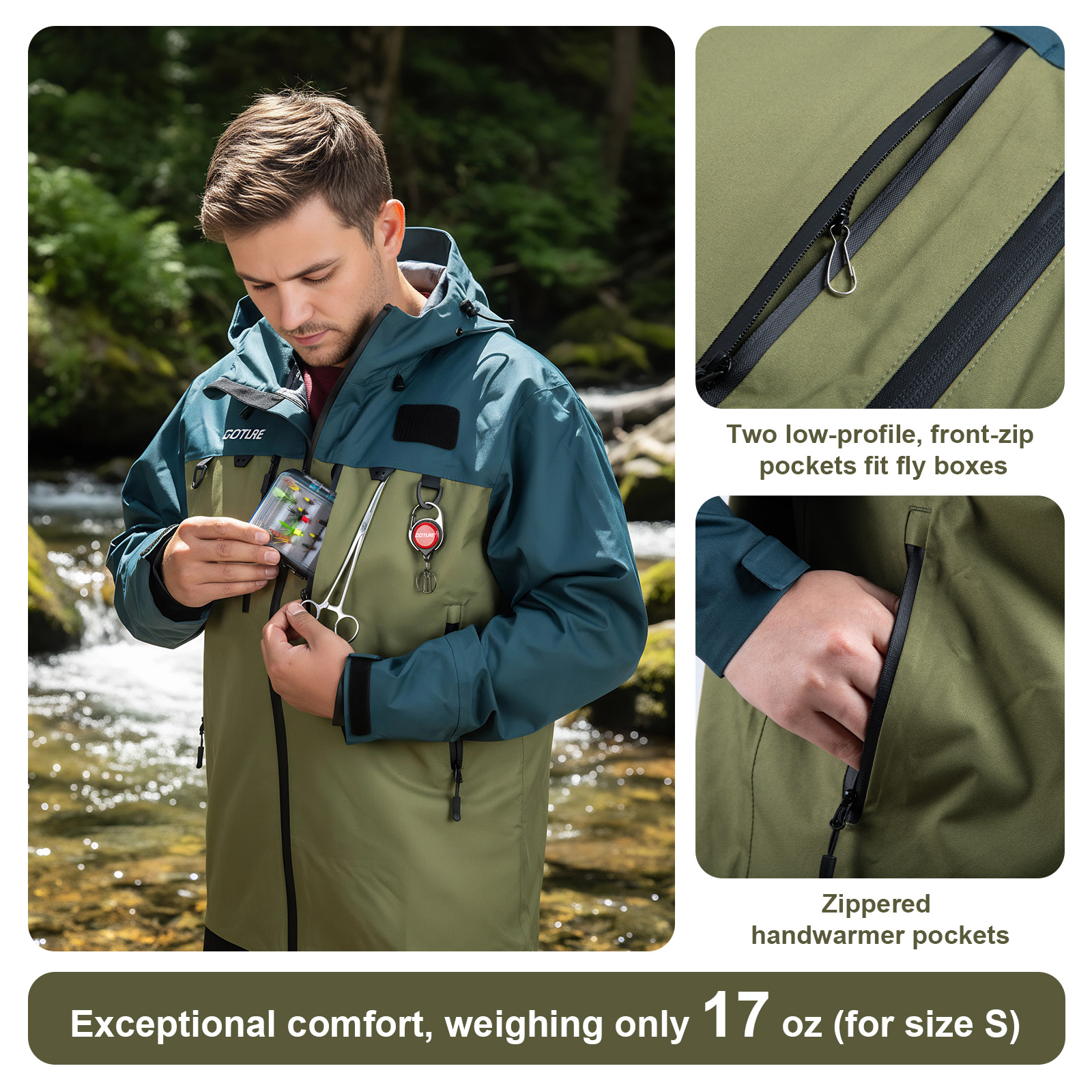 Goture Fishing Wading Jackets  – обзор и цена Fishing Bag Waterproof